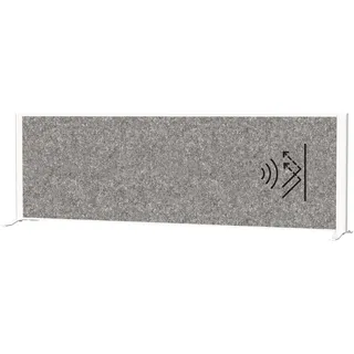 Maul Akustik-Tischtrennwand MAULconnecto 9851602, dunkelgrau 160,0 x 50,0 cm, 1 St.