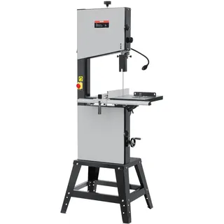 Vevor Bandsäge, 340 mm, Tischsäge mit Ständer, 440–846 U/min stufenlos machbare Geschwindigkeit, 1100 W 1-1/2 PS, 220 V, für die Holzbearbeitung von Aluminium, Holz, Metall & Kupfer