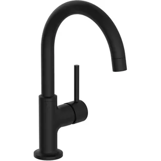 Waschtischarmatur , Schwarz , Metall , 4.5x25.0x17.0 cm , Made in Germany , flexible Anschlussschläuche , Badezimmer, Waschbecken & Armaturen, Armaturen