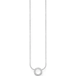 THOMAS SABO Kette ca. 40/42/45 cm 925 Sterlingsilber/Zirkonia weiß SCKE150207, 40cm