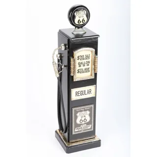 point-home Design Schrank "Zapfsäule" Regal Holz Retro schwarz 89cm