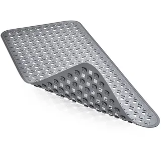 Otraki Badewannenmatte 88x40cm, 260 Saugnäpfe Antirutschmatte Badewanne, Duschmatte rutschfest Bpa Frei, Jacuzzi Matte, Schimmelresistent & Maschinenwaschbar, Für Senioren Und Baby (Grau)