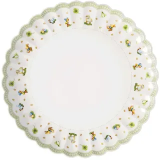 Villeroy & Boch - Easter Delight Speiseteller grün, Essgeschirr, Essteller, Großer Teller Ostern, Bunter Teller, Oster Geschirr, Premium Porzellan