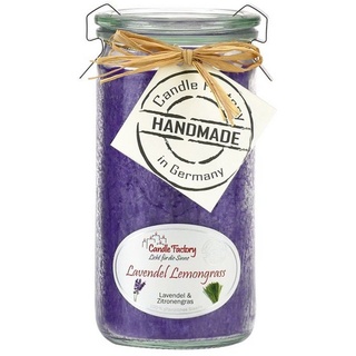 Candle Factory Mini Jumbo Lavendel Lemongrass Duftkerze Dekokerze 307-059