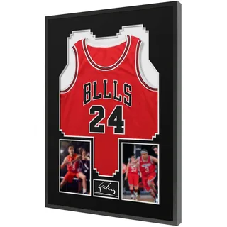 Trikotrahmen 60×80cm Bilderrahmen für Trikot UV-Schutz Objektrahmen für Fußballtrikots 3D Shadow Box aus Aluminium mit Acrylglas für Fußball, Basketball, Trikot