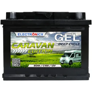 Electronicx Caravan Edition GEL Batterie 80Ah 242 x 175 x 190 mm