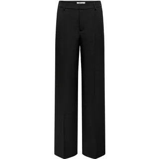 ONLY Damen Onlberry Hw Wide Pant TLR Hose, Black, 42/32