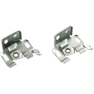 GARDINIA Träger für Jalousien 25 mm Oberschienen, Für Decken- oder Wandmontage, Montage mit Schrauben und Bohren, Metall, Zubehör Aluminium-Jalousie, silberfarben