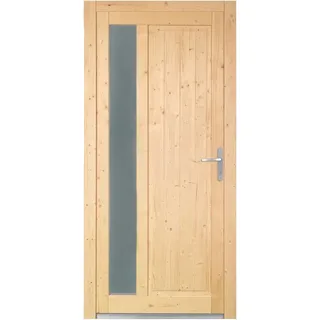 Panto Holz-Nebeneingangstür NET 511 Natur 98 cm x 198 cm DIN R