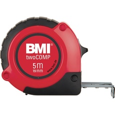 BMI, Längenmesswerkzeug, Taschenrollbandmaß twoCMP Länge 10 m Breite 30 mm EG II ABS-Kunststoff (mm)