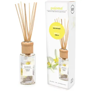 pajoma® Raumduft 100 ml inkl. Duftstäbchen, Vanille Flüssigkeit