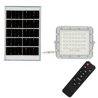 V-Tac Vt-80w 7841 Led-flutlichtstrahler, Solarmodul 10W Kaltweiß weiß