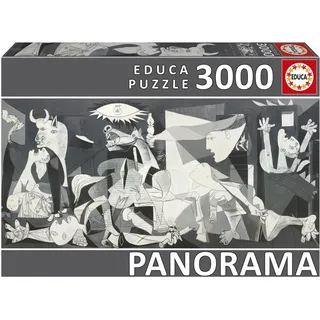 Educa - Puzzle 3000 Teile für Erwachsene | Guernica, 3000 Panorama Teile Puzzle für Erwachsene und Kinder ab 14 Jahren, Inklusive Ersatzteilservice, Solange der Vorrat reicht, Pablo Picasso (11502)
