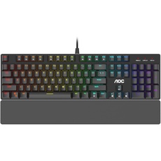 AOC GK500 Gaming Tastatur - Italienisches Layout - RGB-Beleuchtung - Anti-Ghosting - AOC G-Tools-Software - N-Key-Rollover