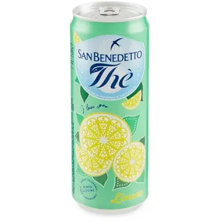 24x San benedetto Eistee Zitrone The' Limone Dose 330 ml tea the erfrischend