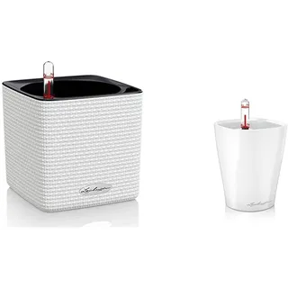 Lechuza Cube Color 14 weiß 13380 & MINI-DELTINI weiß 14950