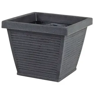 Blumenkübel Perugia 50x50cm anthrazit Pflanzgefäß Pflanzentopf Blumengefäß Neu