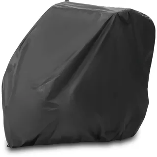 Hauck Faltgarage für Fahrradanhänger Bike Trailer Cover - Black | Faltgarage für draußen mit Sturmriemen & Tasche, für hauck Kinderfahrradanhänger Dryk Duo, Dryk Duo Plus & Bike N Walk Duo