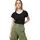 RAW Damen Slim V-Neck Top 2 0 Schwarz dk Black D24533-4107-6484 XL
