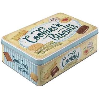 Nostalgic Art Keksdose rechteckig gelb 2,5 l