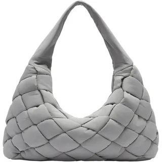 Liebeskind Berlin Schultertasche Nylon Bo Hobo L Neutral Grey