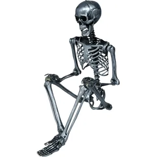 FIESTAS GUIRCA | Dekoratives Skelett (160 cm) – Halloween-Dekoration für Partys und Feiern – ideal für gruselige Umgebungen und Totenkopf- und Skelett-Thematiken