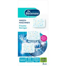 Dr. Beckmann Waschmaschinen Frische-Reiniger | Maschinenreiniger im praktischen Cap-Format | 3x 20 g