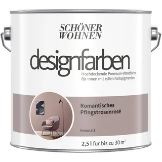 Designfarben 2,5 l romantisches pfingstrosenrosé