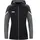 Kapuzenjacke Kinder schwarz/anthra light 128