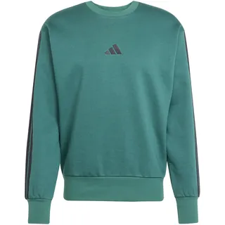 adidas Essentials Sweatshirt 3 Stripes Collegiate Green/Black M