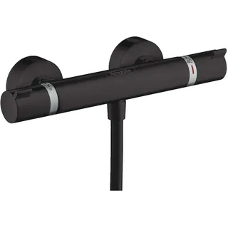 Hansgrohe Ecostat Comfort Duschthermostat Aufputz für 1 Verbraucher Mattschwarz 13116670
