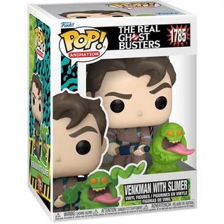 Funko Pop!&Buddy: TRG - Dr. Peter Venkman mit Slimer - The Real Ghostbusters - Vinyl-Sammelfigur - Geschenkidee - Offizielle Handelswaren - Spielzeug Für Kinder und Erwachsene - Cartoons Fans