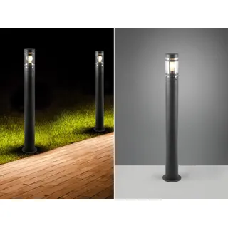 LED Pollerleuchten für Wegbeleuchtung Garten Außenleuchten Anthrazit, Höhe 100cm