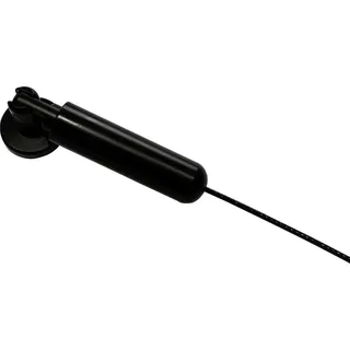 GARDINIA Seilspanngarnitur 1-läufig Ø 0 mm 500 cm Schwarz