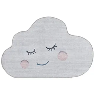 Atticgo Kinderteppich Waschbar Silber Candy 80/120 cm , Silberfarben , Textil , Märchen/ Fantasie , Organisch , 80x120 cm , Oeko-Tex® Standard 100 , waschbar, antistatisch, leicht zusammenrollbar, rutschfeste Unterfläche , Teppiche und Böden, Teppiche, Kinderteppiche