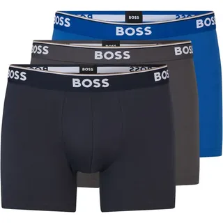 Boss Power Brief Boxershorts Herren (3er Pack) - Blau