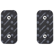 Compex Elektroden Dual Snap, Noir, 5x10 cm (Packung mit 2)