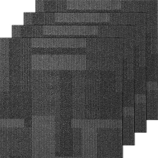 Vevor Teppichfliesen Teppichboden 61 x 61 cm Grau