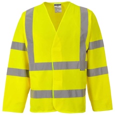 Portwest Warnschutzweste mit Reflexstreifen über Bauch und Schulter, Größe: L/XL, Farbe: Gelb, C473YERL/XL