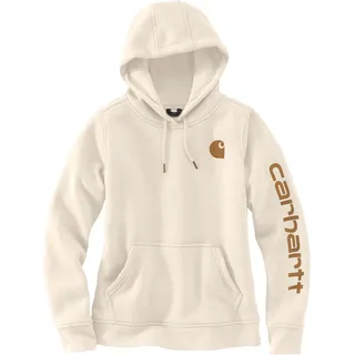 Carhartt Clarksburg Logo, Kapuzenpullover Damen - Beige/Braun (W24) - S