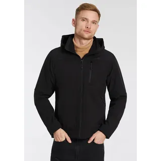 CMP Herren Zip Hoodie Softshell Jacke (Größe S, schwarz