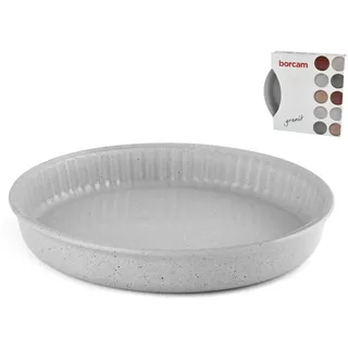 Glas-Backform Marke Pasabahce Modell Borcam Granit Grau 26 cm