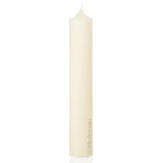 Kaminkerzen Weiß, 250 x 80 mm (H x D), 1 Stück - Beige