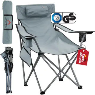 Atacama Angelstuhl Campingstuhl Faltbar Robust, Faltbar & Komfortabel für Outdoor, Camping, und Anglerstuhl - Faltstuhl Camping Stuhl - Leichtgewicht Campingstühle - Klappstuhl Camping bis 150 kg