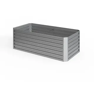 Oskar OK-Living Hochbeet 180 x 60 x 90 cm Silber