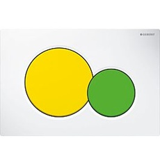 Bild Sigma01 Betätigungsplatte weiß Tasten gelb/grün