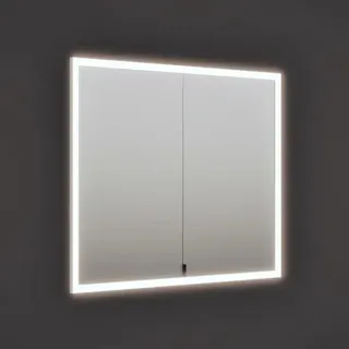 burgbad rl20 Spiegelschrank 92 cm, mit Lichtrahmen für Wandeinbau