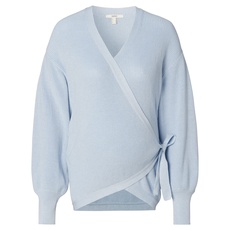 ESPRIT Maternity Damen Cardigan Long Sleeve Strickjacke, Light Blue-443, S