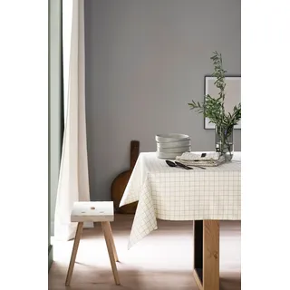 Schöner Wohnen Tischläufer Check 140 x 170 cm Beige/Khaki