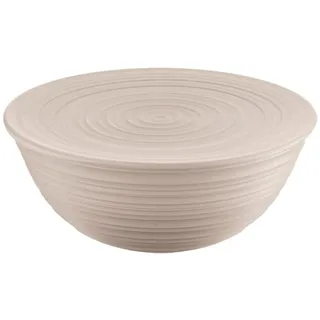 Guzzini Tierra Behälter XL mit Deckel Taubengrau 30 cm